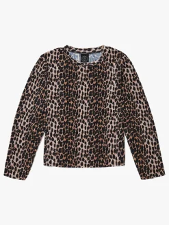Luca & Lola Elettra Langærmet Top, Leopard