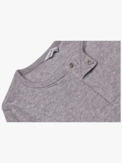 Luca & Lola Jacopo Langærmet T-Shirt, Grey Melange