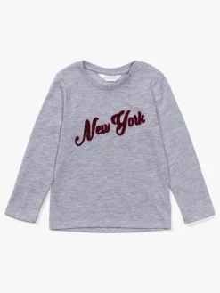 Luca & Lola Lauro Langærmet T-Shirt, Grey Melange