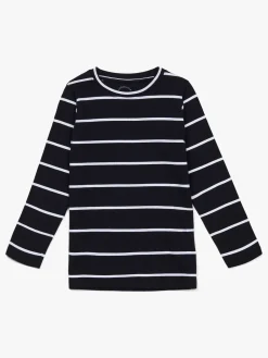 Luca & Lola Nario Langærmet T-shirt 2-pak, Black Stripes