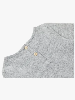 Luca & Lola Olga Kjole Baby, Grey Melange