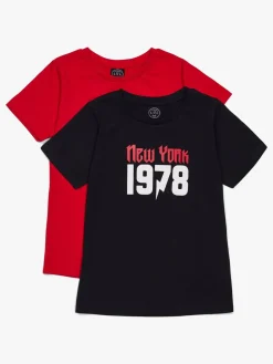 Luca & Lola Olivia Top 2-pak, Black