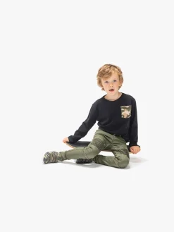 Luca & Lola Piero Langærmet T-Shirt, Black