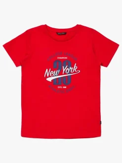 Luca & Lola Riccione T-Shirt 2-pack, Red/Navy