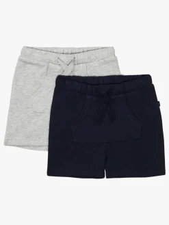 Luca & Lola Ricolo Shorts 2-Pak, Navy/Grey Melange