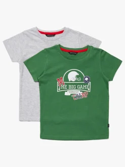 Luca & Lola San Marino T-Shirt 2-pak, Green/Grey