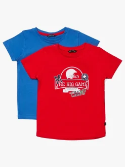 Luca & Lola San Marino T-Shirt 2-pak, Red/Blue