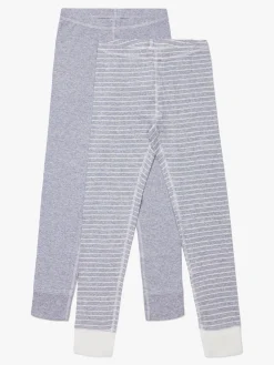 Luca & Lola Toto Lange Underbukser 2-pak, Grey/Stripes
