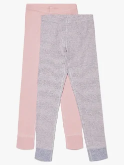 Luca & Lola Toto Lange Underbukser 2-pak, Pink/Stripes