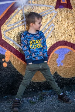 Luca & Lola Vincenzo Trøje, Blue Camouflage