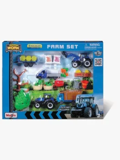 Maisto Mini Working Machines Legesæt Super Farm New Holland