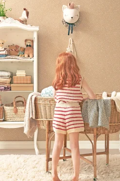 Majvillan Tapet Dots, Teddy Brown