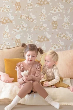 Majvillan Tapet Garden Party, Sandy Grey