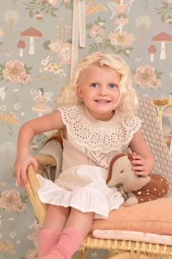 Majvillan Tapet Old Garden, Bluegrey