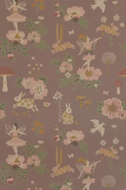 Majvillan Tapet Old Garden, Plum