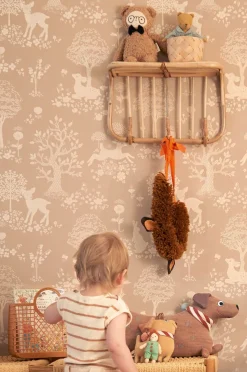 Majvillan Tapet Summer Fields, Soft Brown