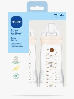 MAM Easy Active Sutteflaske 330 ml 2-pak, Neutral