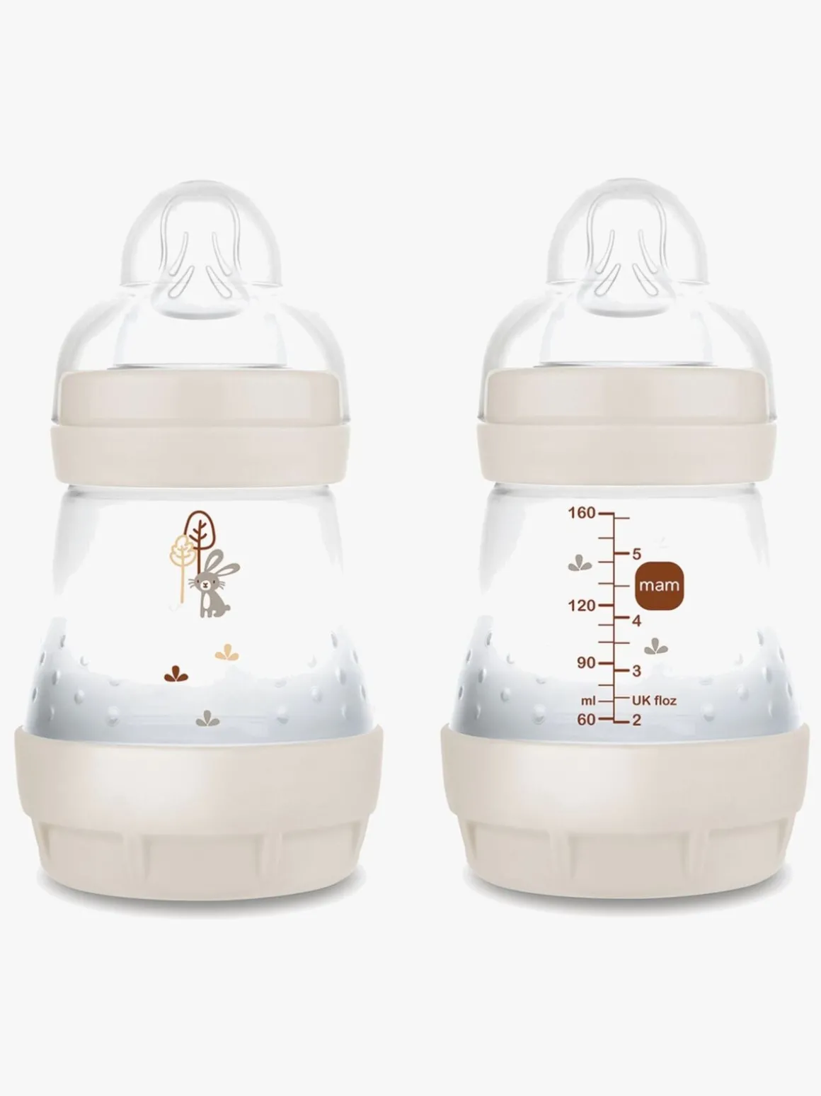 MAM Easy Start Sutteflaske Anti-kolik 160 ml 2-pak, Pink/Neutral