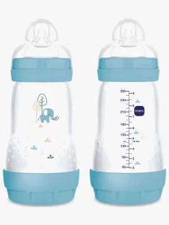 MAM Easy Start Sutteflaske Anti-kolik 260 ml 2-pak, Blå/Neutral