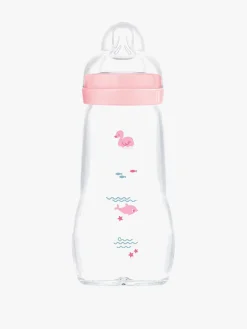 MAM Feel Good Sutteflaske Glas 260 ml, Mix