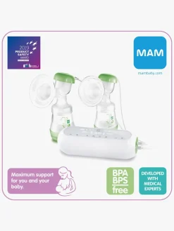 MAM 2-in-1 Elektrisk Brystpumpe Dobbelt