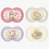 MAM Original Night Sutter 6-16m 4-pak, Pink/Neutral