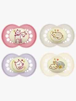 MAM Original Night Sutter 6-16m 4-pak, Pink/Neutral