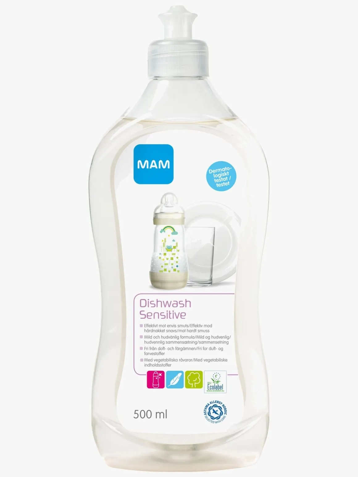 MAM Sensitive Opvaskemiddel 500ml