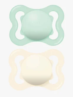 MAM Supreme Silikone Sutter 0-6m 2-pak, Blå/Neutral