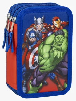 Marvel Avengers Penalhus med 3 Rum, Blå