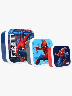 Marvel Spider-Man 3 in 1 Madkasse Let's Eat!, Navy