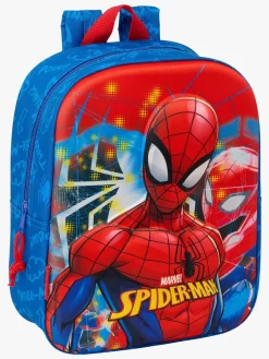 Marvel Spider-Man 3D Mini Rygsæk 6L, Mørkeblå/Rød