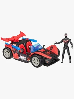 Marvel Spider-Man Epic World of Actionfigur med Bil - Miles Morales Remix Blast-Racer