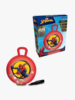 Marvel Spider-Man Oppustelig Hoppebold med Lyseffekter