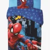 Marvel Spider-Man Sengesæt 140x200, Blå