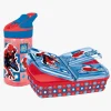Marvel Spiderman Madkasse og Flaske, Red/Blue