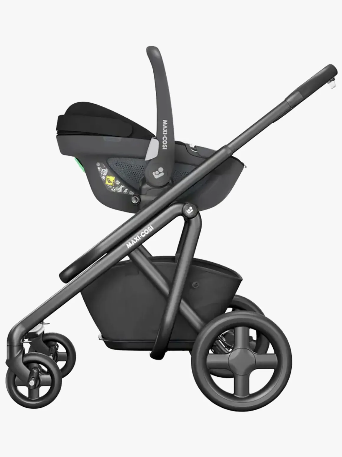 Maxi-Cosi Pebble 360 Autostol Baby, Essential Black