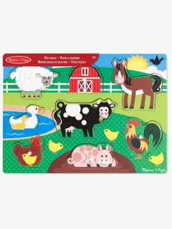 Melissa & Doug Knoppuslespil Bondegårdsdyr 8 Brikker