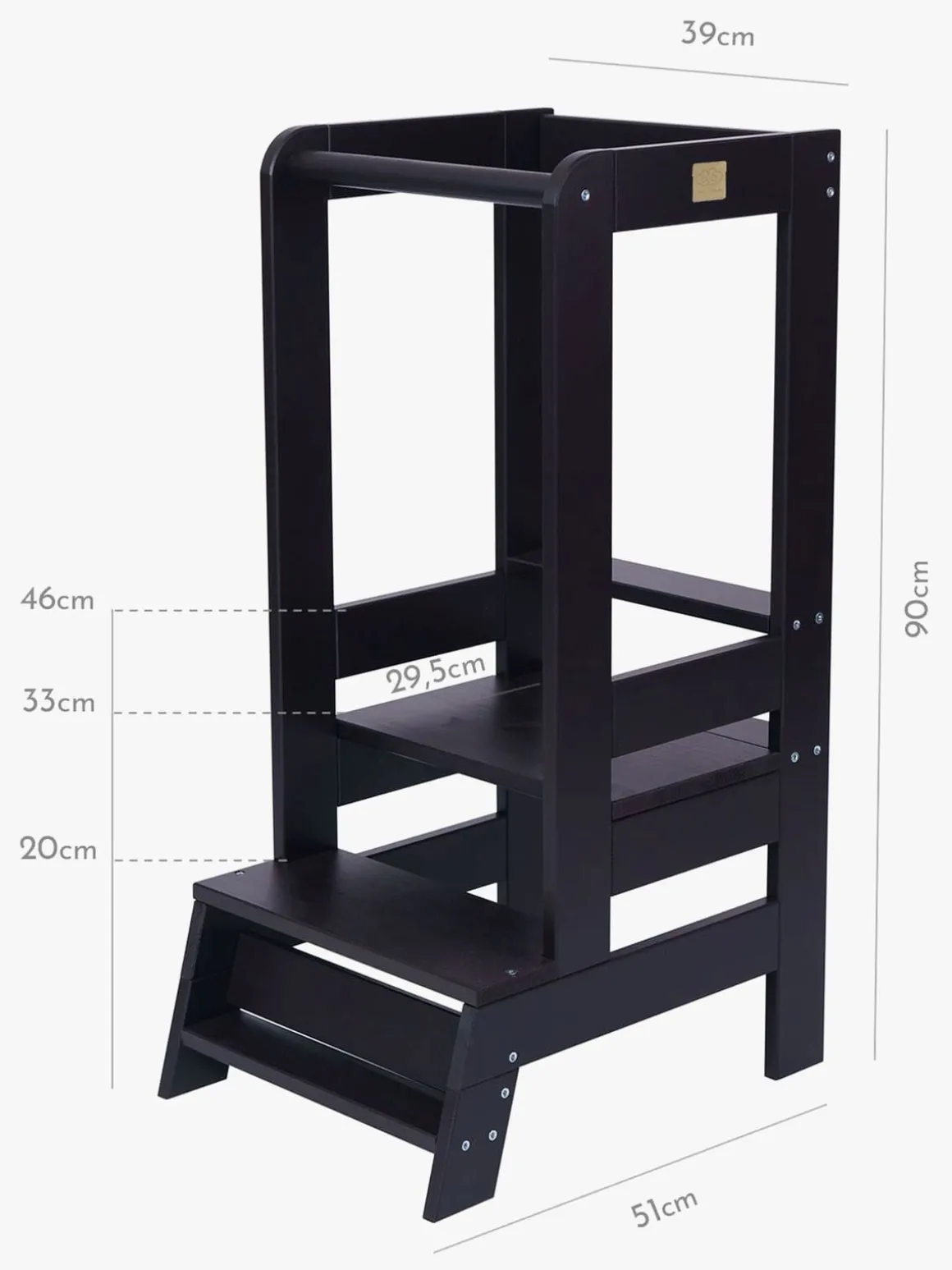 Meowbaby Læringstårn, Sort