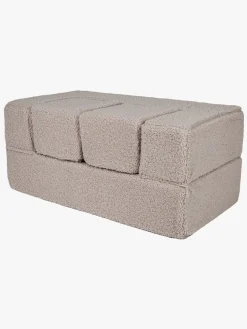 Meowbaby Play Bearly Cube  Bygbar Sofa, Lysegrå