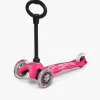 Micro Løbehjul Trehjulet Mini 3-i-1 Deluxe, Lyserød