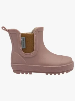 Mikk-Line  Forede Gummistøvler Uldblanding, Twilight Mauve