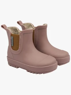 Mikk-Line  Forede Gummistøvler Uldblanding, Twilight Mauve