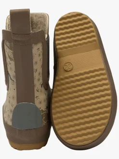 Mikk-Line Forede Gummistøvler Uldblanding, Coriander