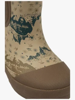 Mikk-Line Forede Gummistøvler Uldblanding, Coriander