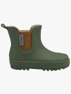 Mikk-Line  Forede Gummistøvler Uldblanding, Thyme