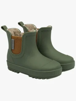 Mikk-Line  Forede Gummistøvler Uldblanding, Thyme