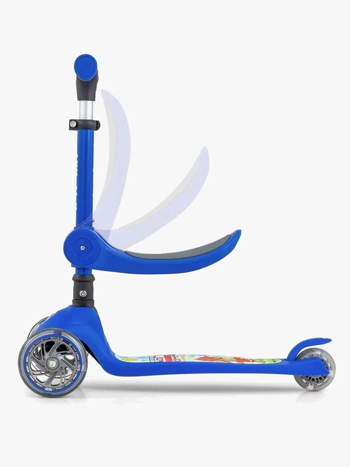 Milly Mally Fuzzy Løbehjul, Blå