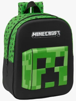 Minecraft 3D Mini Rygsæk 6L, Blå/Grøn