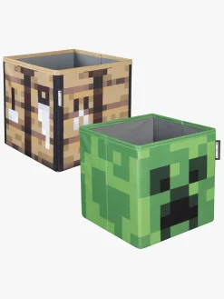 Minecraft Opbevaringskasser 2-pak